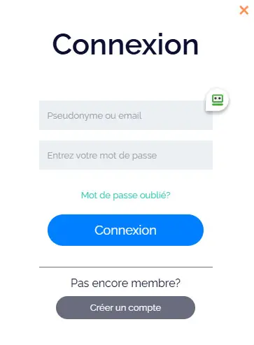 Connexion des membres du Casino Players Club VIP