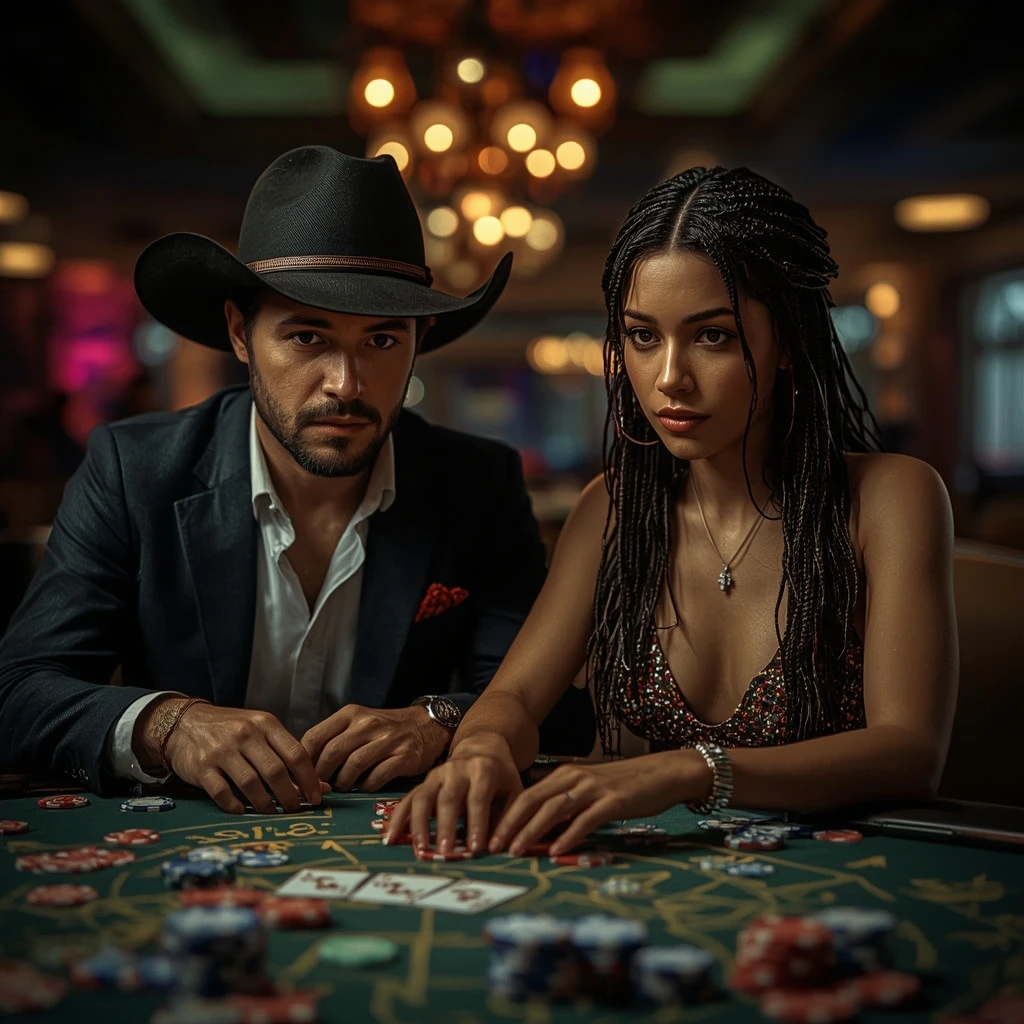photo de deux joueurs de poker Casino Players Club VIP